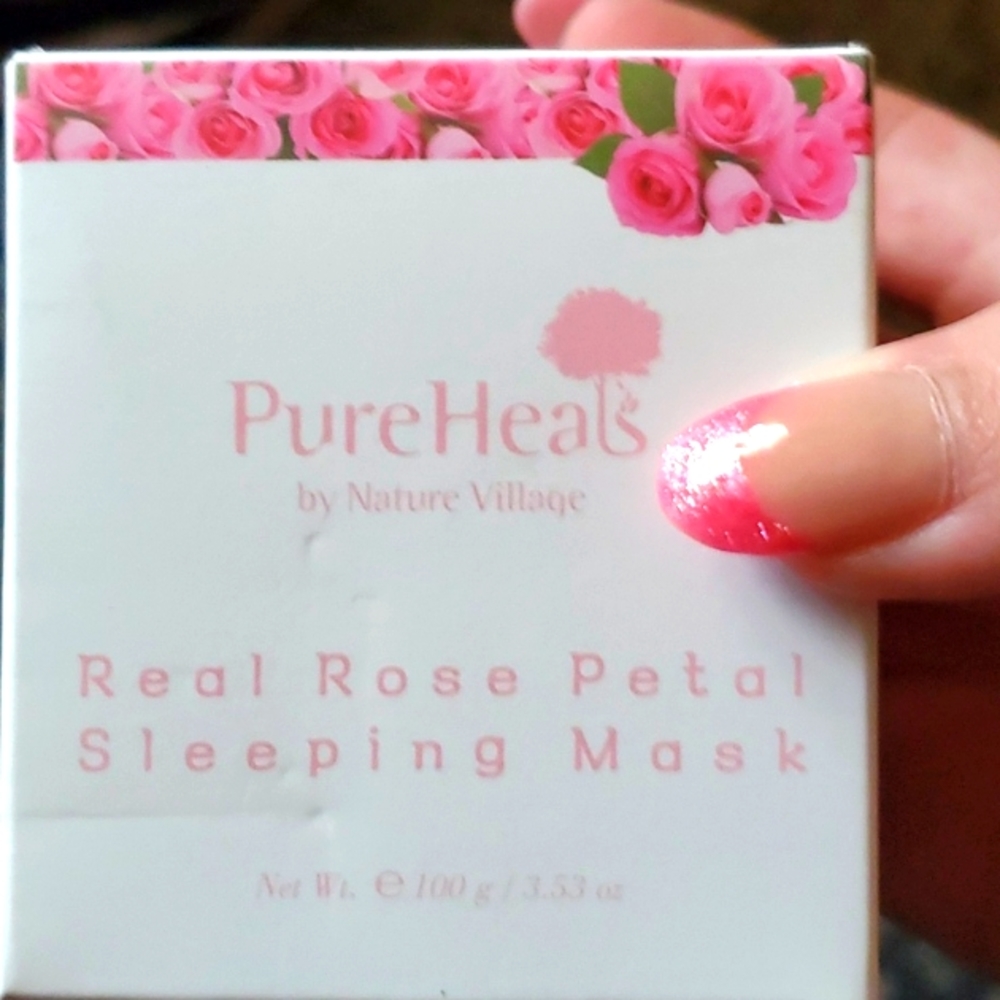 BRAND NEW * PUREHEALS Real Rose Petal Sleeping Mask